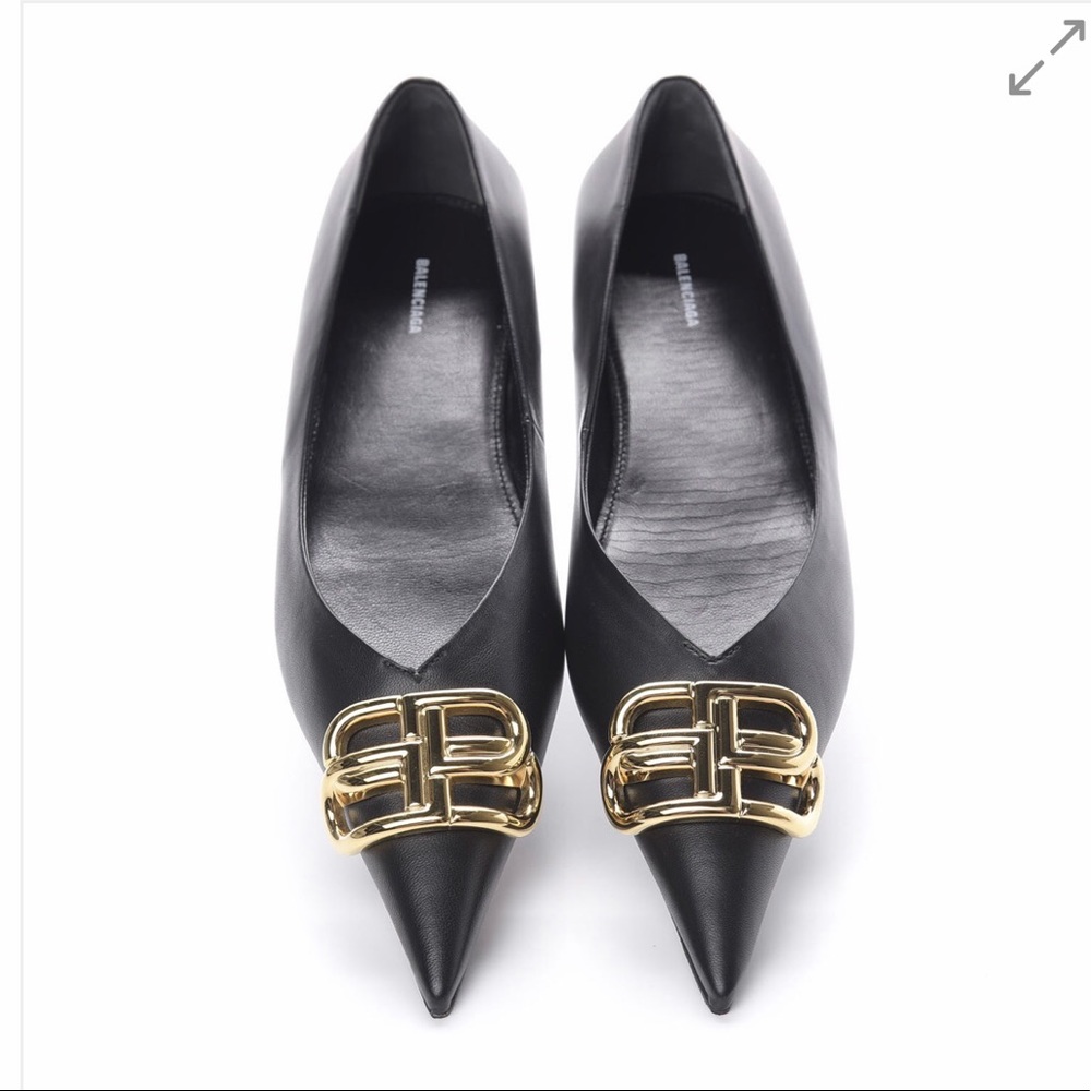 Balenciaga pointy toe flats